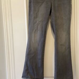 Talbots Jeans Signature Boot Cut Women's Jeans Size 6 Petite 28 Dark Gray Grey
